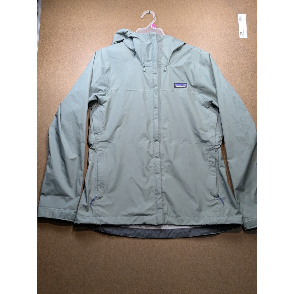 Patagonia Torrentshell 3L Rain Jacket Womens Medium Sage Green 85245 Waterproof